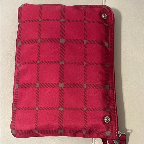 Coach Red Plaid Bag Set - Picture 4 of 4